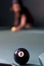 Behind The Eight Ball Royalty Free Stock Photo