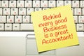 Behind Every Good Business Is A Great Accountant Quote