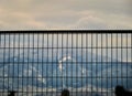 Behind the fences Ulu mountain uludag in bursa