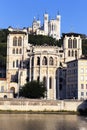 Behind the Saone river Royalty Free Stock Photo