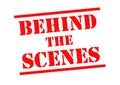 BEHIND THE SCENES Royalty Free Stock Photo