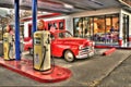 Vintage Pumps and Car