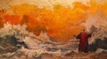 Moses: Miracle at the Red Sea Royalty Free Stock Photo