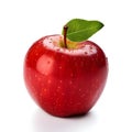 Fresh red apple isolated white background Royalty Free Stock Photo