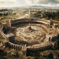 Aerial Echoes: Discovering the Ancient Marvels of Rome\'s Arena