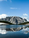 Dragon lake of Tymfi mountain. Royalty Free Stock Photo