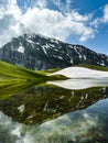 The majestic Tymfi mountain, where the mythical Dragon Lake Royalty Free Stock Photo