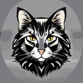 Wildcat logo on grey background