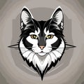 Monochrome Wildcat logo