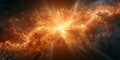 Behold the Stunning Galactic Explosion, an Epic Cosmic Phenomenon in the universe