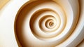 Beige Abstract Spiral Depth with Endless Illusion Vortex Circles Pattern in Warm Sand Texture Art Royalty Free Stock Photo