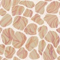 beige animalistic seamless summer pattern with giraffe skin pattern drawn in watercolor