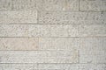 Beige artificial stone wall Royalty Free Stock Photo