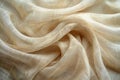 Beige background, sandcolored fabric texture with visible weave and subtle sheen, ideal for adding depth to design projects, Royalty Free Stock Photo