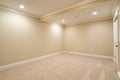 Beige blank wall in minimalist room Royalty Free Stock Photo