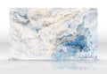 Beige and blue Onyx marble tile texture Royalty Free Stock Photo