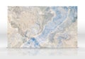 Beige and blue Onyx marble tile texture Royalty Free Stock Photo