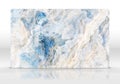 Beige and blue Onyx marble tile texture Royalty Free Stock Photo