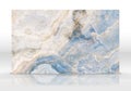 Beige and blue Onyx marble tile texture Royalty Free Stock Photo