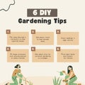 Beige and Brown Playful Minimalist DIY for Gardening Tips Instagram Post