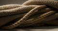 Beige and Brown Twisted Rope Texture Background Royalty Free Stock Photo