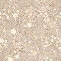 Beige Bubble Textured Surface Pattern Design for Modern Backgrounds. Royalty Free Stock Photo