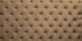 Beige capitone tufted fabric upholstery texture