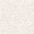 Beige ceramic bathroom wall tile pattern Royalty Free Stock Photo