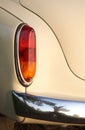 Beige classic retro style car rear light Royalty Free Stock Photo