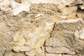 Beige cliff rock formations. Stone textures and patterns backgrounds Royalty Free Stock Photo
