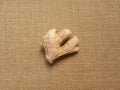 Beige color dried Ginger Royalty Free Stock Photo