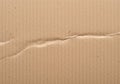 Beige corrugated cardboard with a subtle vertical stripe pattern. A Royalty Free Stock Photo