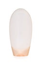 Beige cosmetic bottle Royalty Free Stock Photo