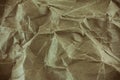 Beige crumpled paper background