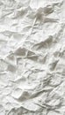 Beige Crumpled Paper Background, Creased And Wrinkled Surface, Texture Design Element