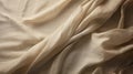 Beige Fabric Stretched In The Wind: Organic Sculpting With Soft Lighting