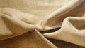 Burlap Texture Fabric Background Sackcloth Material. Royalty Free Stock Photo