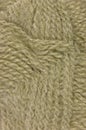 Beige fine wool threads texture clew macro closeup