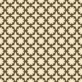 Beige flower mosaic detailed seamless textured pattern background