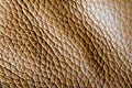 Beige Glossy Artificial Leather Background Texture. Royalty Free Stock Photo