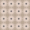 Beige gray ornate flower, seamless pattern for textile and decoration