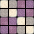 Beige gray purple black mosaic glossy pattern