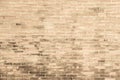 Beige grunge brick wall texture background Royalty Free Stock Photo