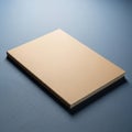 The notebook has a smooth plain cover with no visible markings or designs Royalty Free Stock Photo
