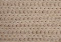 Beige knitted fabric