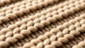 Beige knitted wool background with repeating loop pattern Royalty Free Stock Photo