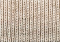 Beige knitting wool texture Royalty Free Stock Photo