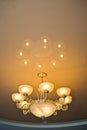 Beige lamp. Royalty Free Stock Photo