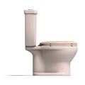 Beige lavatory Royalty Free Stock Photo