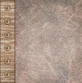Beige leather vintage background Royalty Free Stock Photo
